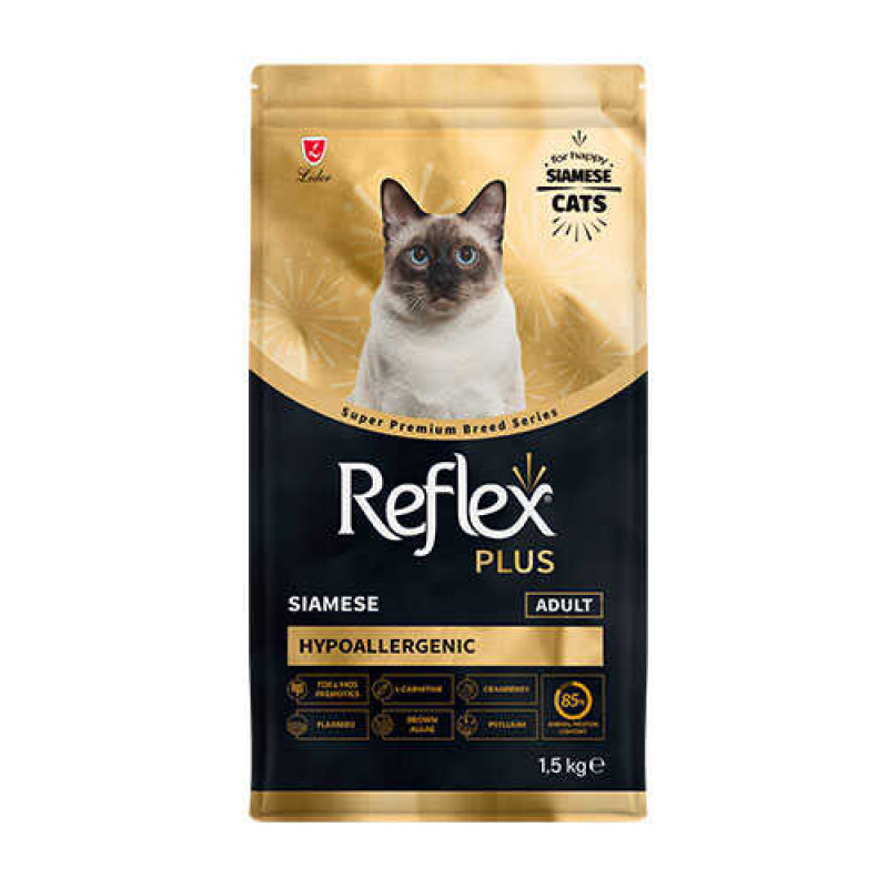 Reflex Plus HypoAllergenic Siamese Yetişkin Kedi Maması 1,5 Kg