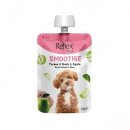 Smoothie 85 Gr Hindi Etli Ördekli ve Elmalı Sıvı Yetişkin Köpek Ödül Maması