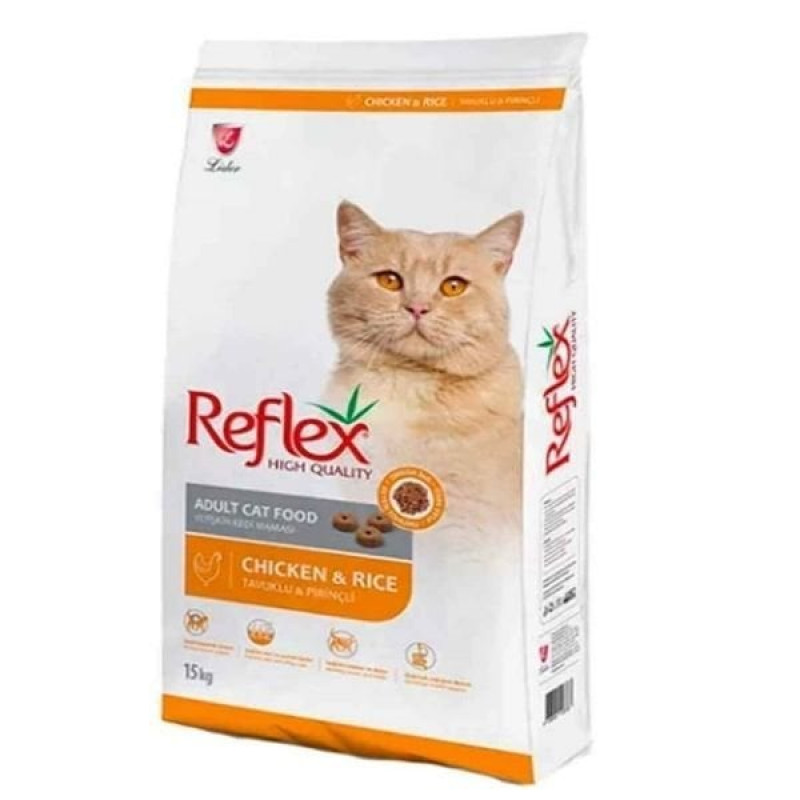Reflex 15 Kg Tavuk ve Pirinç | Yetişkin Kuru Kedi Maması Reflex 15 Kg Tavuk ve Pirinç | Yetişkin Kuru Kedi Maması