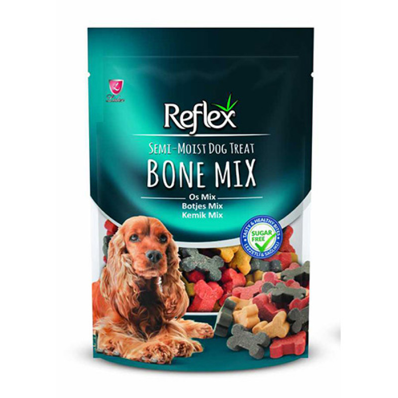 Reflex 150 Gr Semi-Moist Mini Kemik Karışık | Kurutulmuş Köpek Ödül Maması Reflex 150 Gr Semi-Moist Mini Kemik Karışık | Kurutulmuş Köpek Ödül Maması