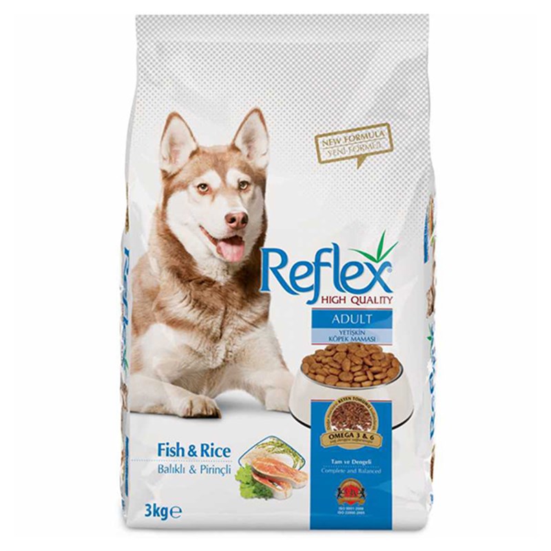 Reflex 3 Kg Balık Pirinç | Yetişkin Köpek Kuru Maması Reflex 3 Kg Balık Pirinç | Yetişkin Köpek Kuru Maması