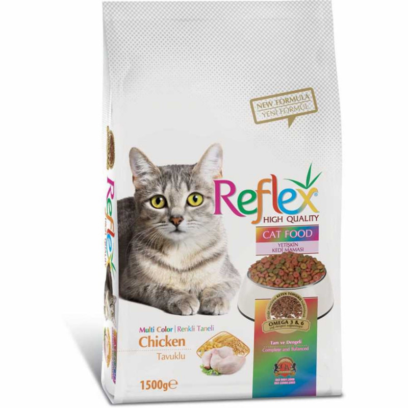Reflex 3 Kg Multicolor Tavuklu Yetişkin | Kedi Boyun Tasması Reflex 3 Kg Multicolor Tavuklu Yetişkin | Kedi Boyun Tasması