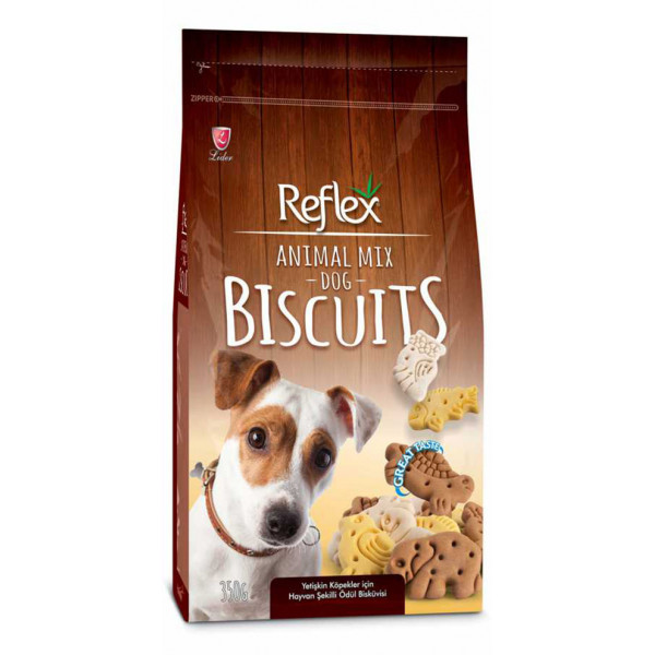 Reflex 350 Gr Hayvan Figürlü Bisküvi Mix | Köpek Bisküvi Ve Şerit Ödül Maması
