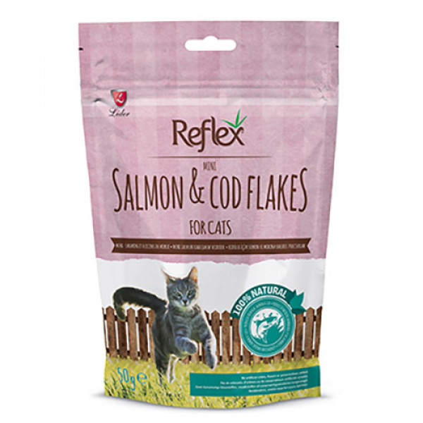Reflex 50 Gr Somon ve Morina Balıklı Gevrek | Kedi Fileto Ödül Maması
