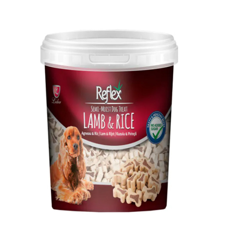 Reflex 500 Gr Semi-Moist Kuzu Etli & Pirinçli | Kurutulmuş Köpek Ödül Maması Reflex 500 Gr Semi-Moist Kuzu Etli & Pirinçli | Kurutulmuş Köpek Ödül Maması