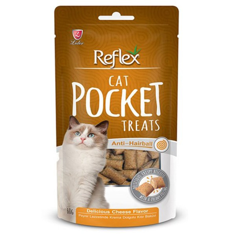 Reflex 60 Gr Hairball Malt Pocket Sığır Etli | Kedi Bisküvi Ödül Maması Reflex 60 Gr Hairball Malt Pocket Sığır Etli | Kedi Bisküvi Ödül Maması