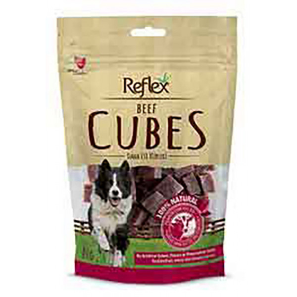Reflex 80 Gr Kurutulmuş Dana Eti Küpleri | Kurutulmuş Köpek Ödül Maması