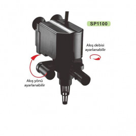 Sp-1100 Akvaryum Kafa Motoru 8W
