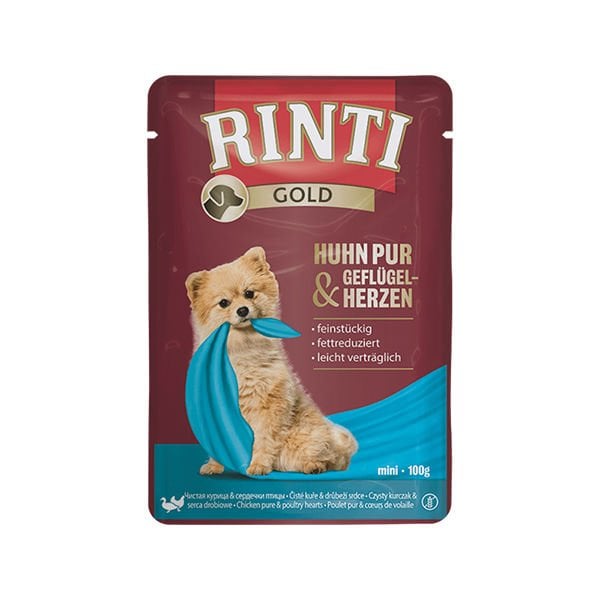 Rinti 100 Gr Gold Mini Tavuk ve Kümes Hayvanı | Köpek Atıştırmalık Ödül Maması
