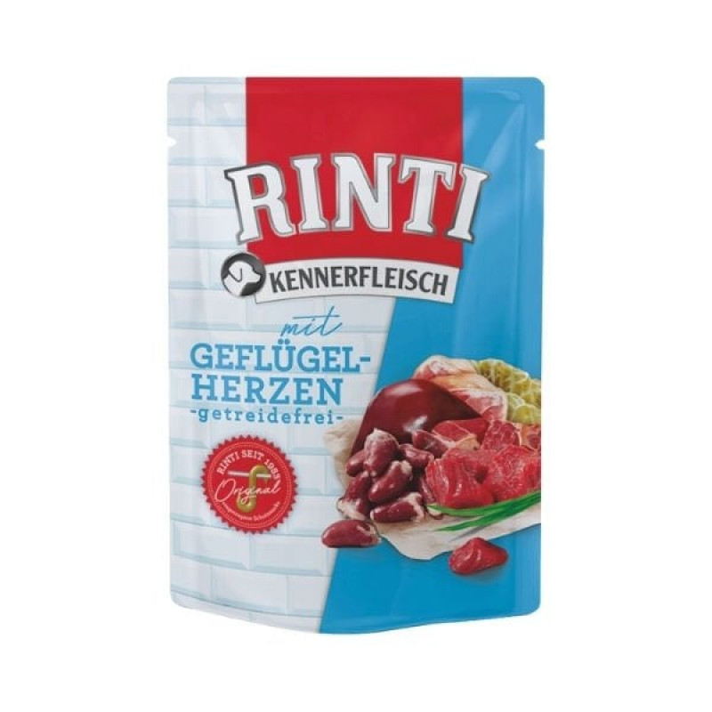 Rinti 400 Gr Yürekli Pouch Yetişkin Köpek 