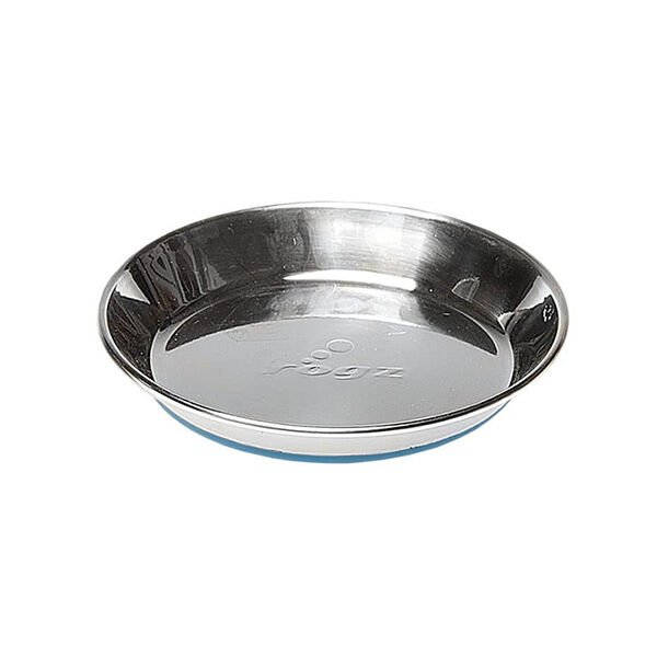 Rogz Catz 200 Ml Bowlz Anchovy Kaymaz Taban Çelik Mama ve Su Kabı Mavi | Metal Mama Ve Su Kabı