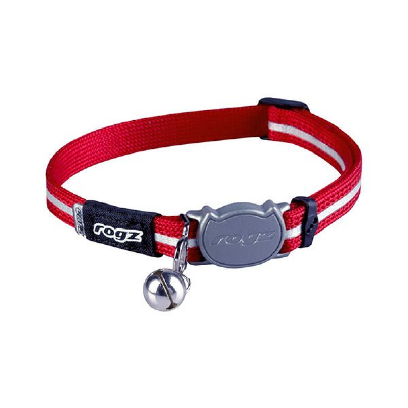 Rogz Catz S AlleyCat Halsband Çıngıraklı Boyun Tasması Kırmızı 1,1x20-31 Cm | Kedi Boyun Tasması Rogz Catz S AlleyCat Halsband Çıngıraklı Boyun Tasması Kırmızı 1,1x20-31 Cm | Kedi Boyun Tasması