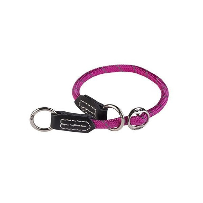 Rogz L Rope Slipband Halat Boyun Tasması Pembe 1,2x45-55 Cm | Köpek Boyun Tasması Rogz L Rope Slipband Halat Boyun Tasması Pembe 1,2x45-55 Cm | Köpek Boyun Tasması