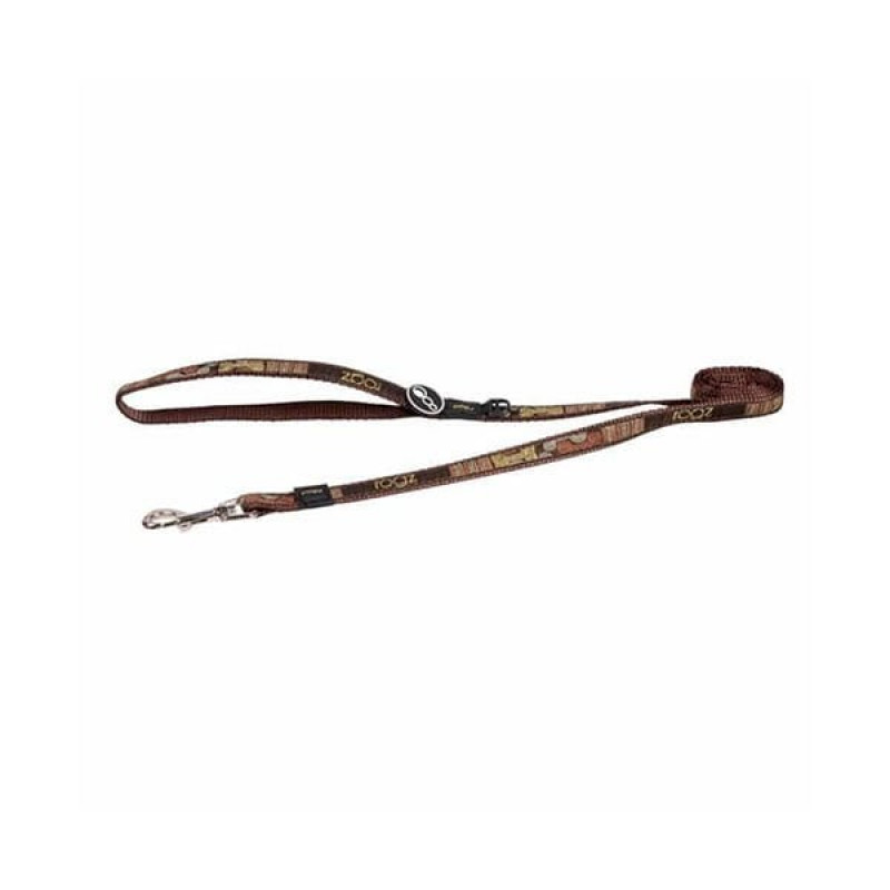 Rogz XL Fancy Dress Lijn Dokuma Gezdirme Kayışı Kahverengi 2,5x120 Cm | Köpek Gezdirme Tasması Rogz XL Fancy Dress Lijn Dokuma Gezdirme Kayışı Kahverengi 2,5x120 Cm | Köpek Gezdirme Tasması