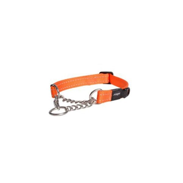 Rogz XL Utility Control Chain Halsband Kontrol Zincirli Boyun Tasması Turuncu 2.5x45-70 Cm | Köpek Boyun Tasması