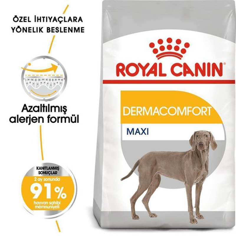 Royal Canin 10 Kg Maxi Dermacomfort | Hassas Tüylü Köpek Maması