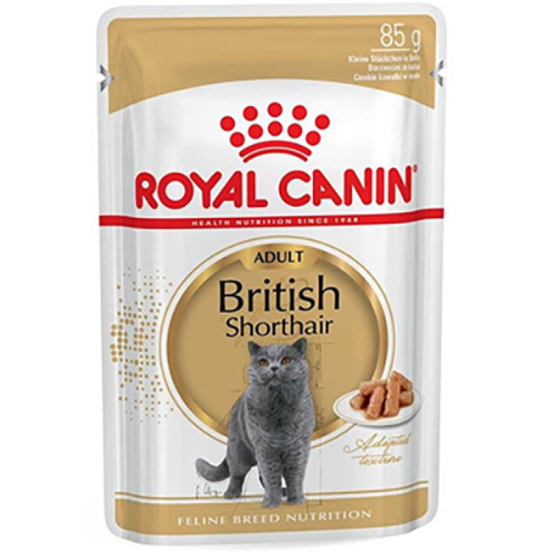 Royal Canin 6 Adet British Short Hair Adult in Grav 85 Gr | Özel Irk Yaş Kedi Maması Royal Canin 6 Adet British Short Hair Adult in Grav 85 Gr | Özel Irk Yaş Kedi Maması