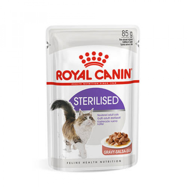 Royal Canin 6 Adet Gravy Kısırlaştırılmış 85 Gr | Yetişkin Kedi Maması
