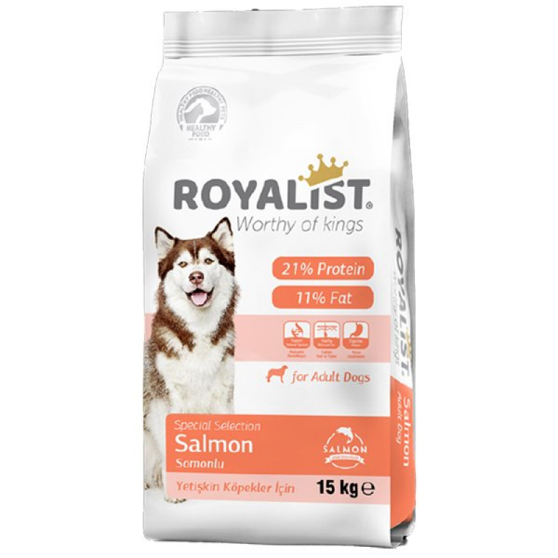 Royalist 15 Kg Premium Somonlu Yetişkin | Yetişkin Köpek Kuru Maması Royalist 15 Kg Premium Somonlu Yetişkin | Yetişkin Köpek Kuru Maması