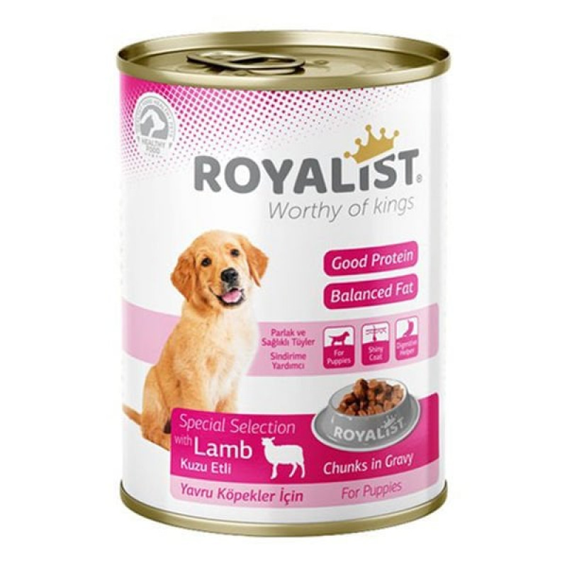 Royalist 400 Gr Puppy Gravy Kuzu | Tavru Köpek Konservesi Royalist 400 Gr Puppy Gravy Kuzu | Tavru Köpek Konservesi