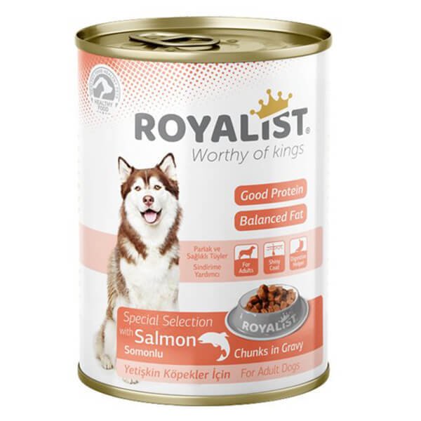 Royalist 400 Gr Somonlu Parça Etli Gravy Soslu Yetişkin | Yetişkin Köpek Konserve Maması