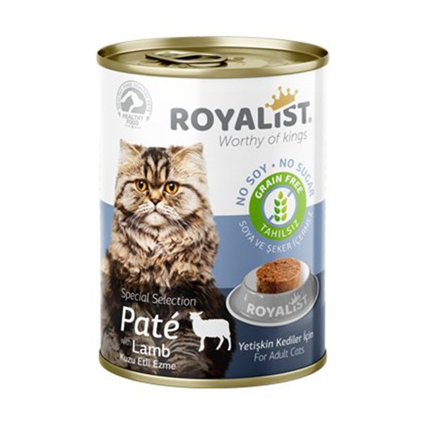 Royalist 400 Gr Tahılsız Pate Kuzulu Ezme Yetişkin | Tahılsız Kedi Yaş Maması