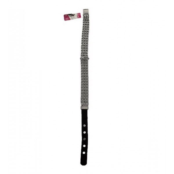 Royalist 55 Cm 3 Lü Zincir Boyun Tasması Siyah 2mm | Köpek Boyun Tasması