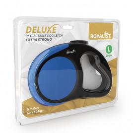 5M Deluxe Extra Strong Otomatik Gezdirme Mavi Large | Köpek Gezdirme Tasması 5M Deluxe Extra Strong Otomatik Gezdirme Mavi Large | Köpek Gezdirme Tasması