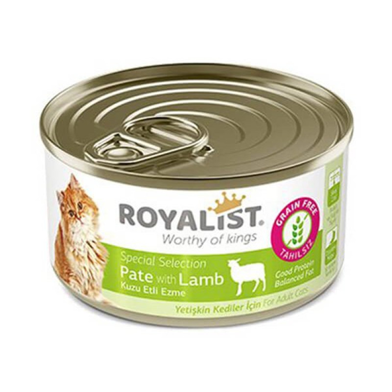 Royalist 80 Gr Kuzu Etli Ezme Tahılsız Yetişkin | Yetişkin Kedi Maması Royalist 80 Gr Kuzu Etli Ezme Tahılsız Yetişkin | Yetişkin Kedi Maması