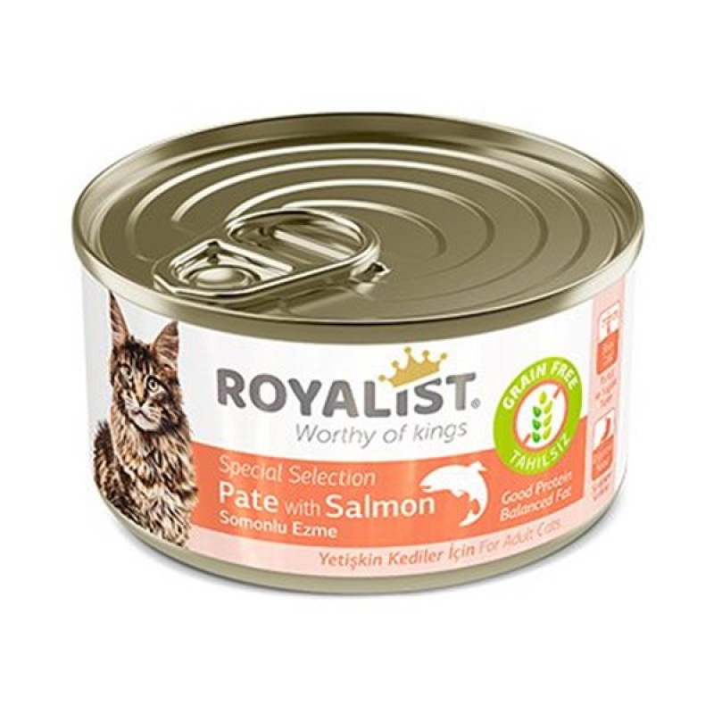 Royalist 80 Gr Somonlu Ezme Tahılsız Yetişkin | Yetişkin Kedi Maması Royalist 80 Gr Somonlu Ezme Tahılsız Yetişkin | Yetişkin Kedi Maması