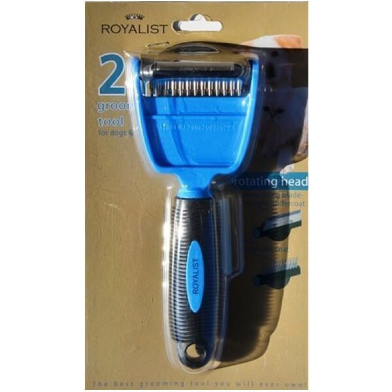 Royalist Grooming Çift Taraflı İnce ve Kalın Uçlu Tarak | Köpek Tarağı Royalist Grooming Çift Taraflı İnce ve Kalın Uçlu Tarak | Köpek Tarağı