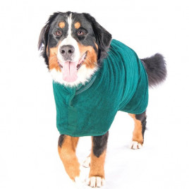 Ruff & Tumble 30-36 Cm Süper Emici Pamuklu Bornoz Zümrüt Yeşili DM | Köpek Şampuanı Ruff & Tumble 30-36 Cm Süper Emici Pamuklu Bornoz Zümrüt Yeşili DM | Köpek Şampuanı