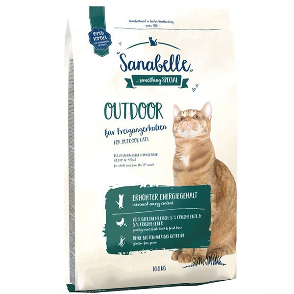 Sanabelle 10 Kg Outdoor Kümes Hayvanı | Yetişkin Kuru Kedi Maması