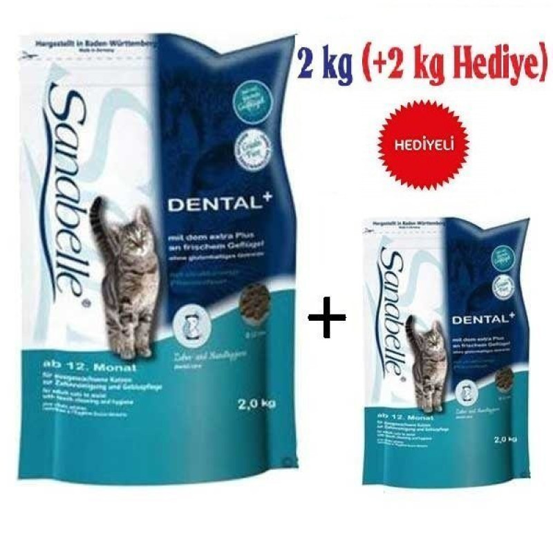 Sanabelle 2 kg Dental Ağız ve Diş Bakımını Destekleyici Yetişkin | Yetişkin Kuru Kedi Maması Sanabelle 2 kg Dental Ağız ve Diş Bakımını Destekleyici Yetişkin | Yetişkin Kuru Kedi Maması