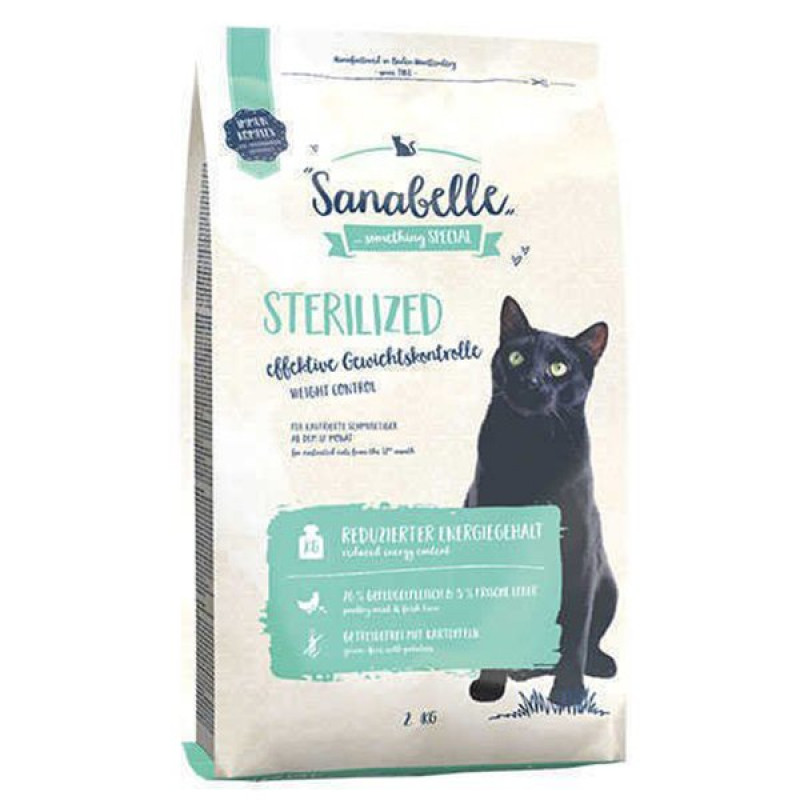 Sanabelle 2 Kg Sterilized Kısırlaştırılmış Tahılsız | Kısırlaştırılmış Kedi Maması
