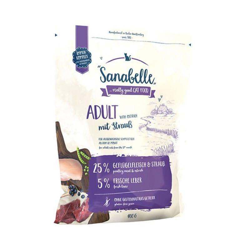 Sanabelle 400 Gr Deve Kuşu | Yetişkin Kuru Kedi Maması Sanabelle 400 Gr Deve Kuşu | Yetişkin Kuru Kedi Maması