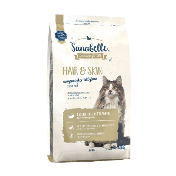 Sanabelle Hair & Skin 2 Kg Kümes Hayvanı | Tahılsız Kuru Kedi Maması