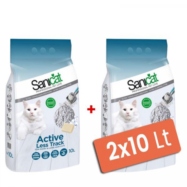 Sanicat 2 Adet Clumping Marseille Soap 10 Lt | Doğal Kedi Kumu