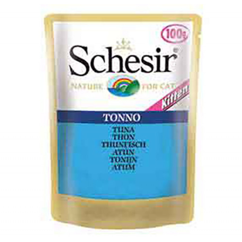 Schesir 100 Gr Ton Balıklı Yavru | Yavru Kedi Maması Schesir 100 Gr Ton Balıklı Yavru | Yavru Kedi Maması