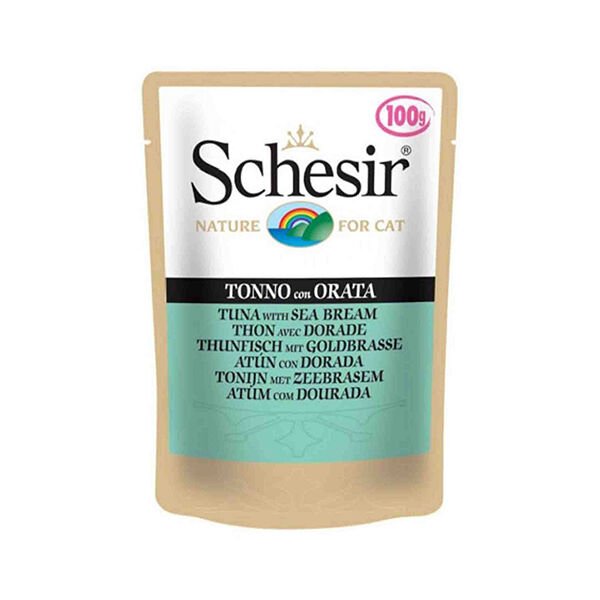 Schesir 100 Gr Ton  ve Çipura | Yetişkin Kedi Maması