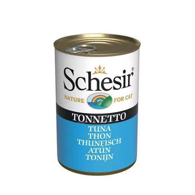 Schesir 140 Gr Jöle İçinde Ton Balıklı Yetişkin Konserve Kedi Maması 