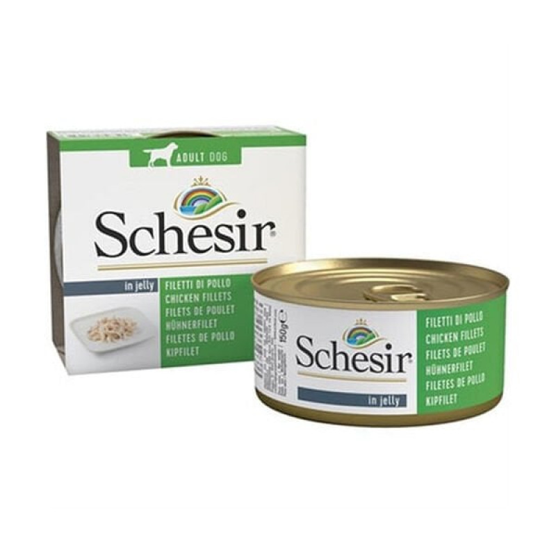 Schesir 150 Gr Jölede Tavuk Fileto | Yetişkin Köpek Konserve Maması Schesir 150 Gr Jölede Tavuk Fileto | Yetişkin Köpek Konserve Maması