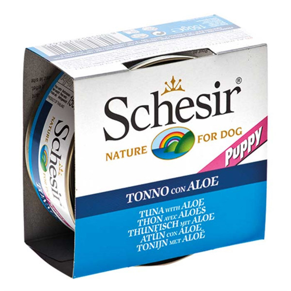 Schesir  150 Gr Ton Balıklı ve Aloeveralı Yavru | Tavru Köpek Konservesi