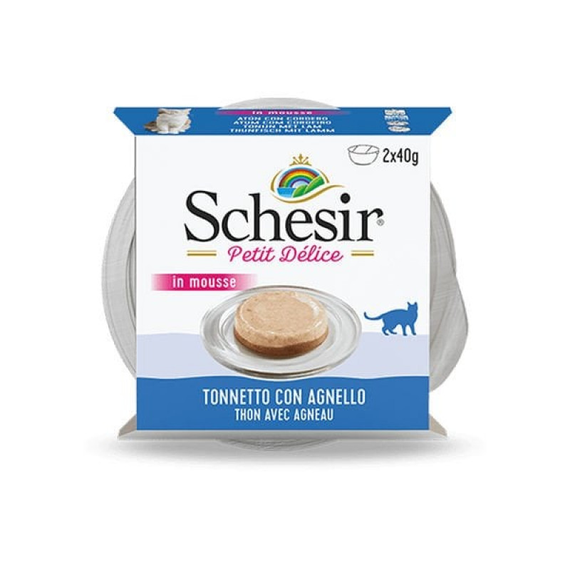 Schesir 2 Adet Delice Ton ve Kuzu 40 Gr | Yetişkin Kedi Maması Schesir 2 Adet Delice Ton ve Kuzu 40 Gr | Yetişkin Kedi Maması