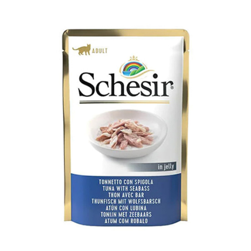 Schesir 6 Adet Tuna & Seabass 85 Gr | Yetişkin Kedi Maması Schesir 6 Adet Tuna & Seabass 85 Gr | Yetişkin Kedi Maması