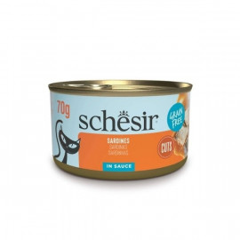 Schesir 70 Gr Sos İçinde Sardalyalı Yetişkin Konserve Kedi Maması 