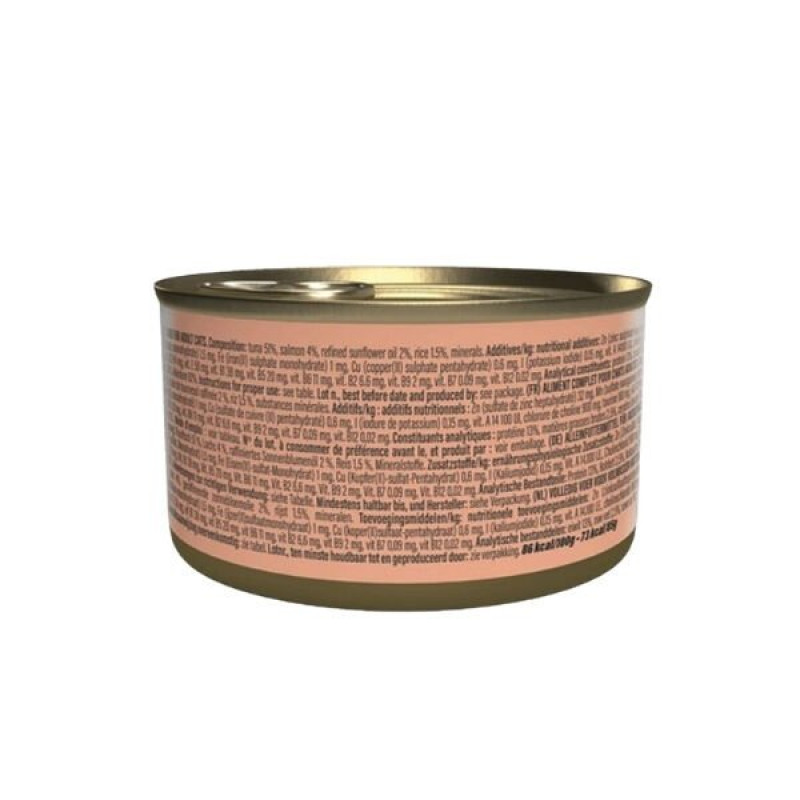 Schesir 85 Gr Jöle İçinde Ton Balık ve Somonlu Yetişkin Konserve Kedi Maması 