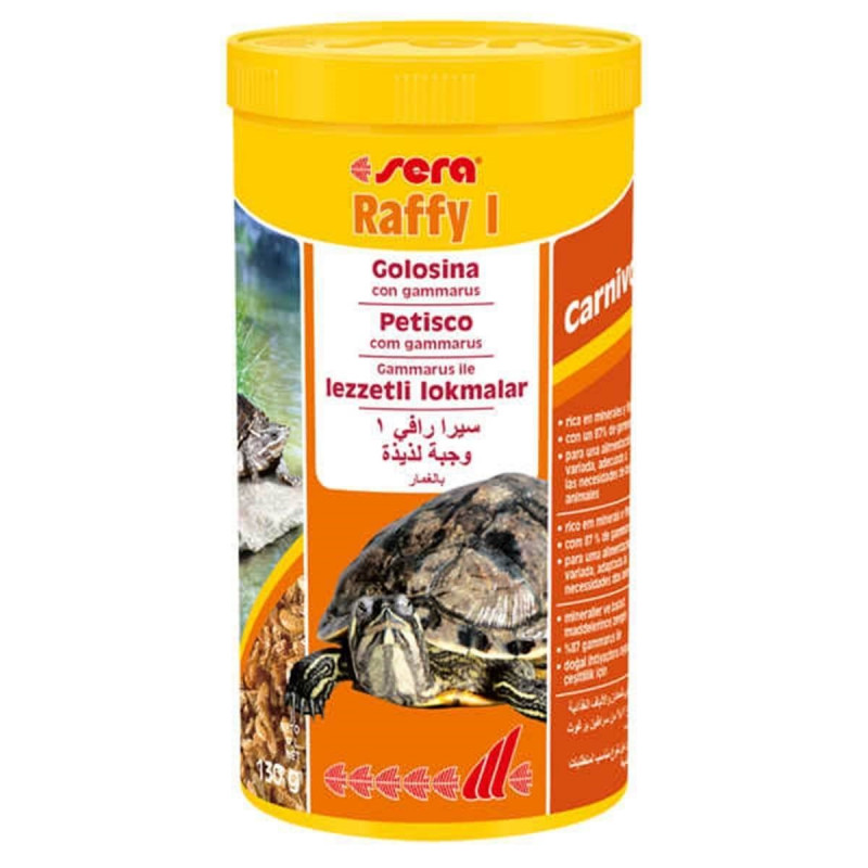 Sera 250 Ml Raffy I Gammarus Kaplumbağa Yemi | Kaplumbağa Ek Besin Ve Ödülü