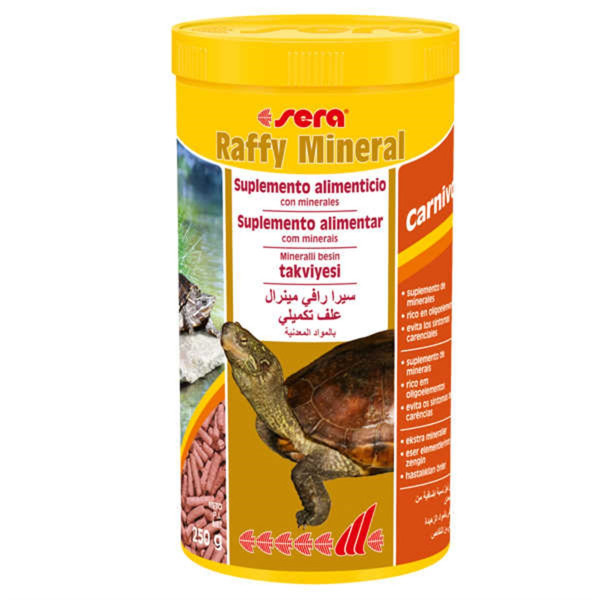 Sera 250 Ml Raffy Mineral | Kaplumbağa Ek Besin Ve Ödülü