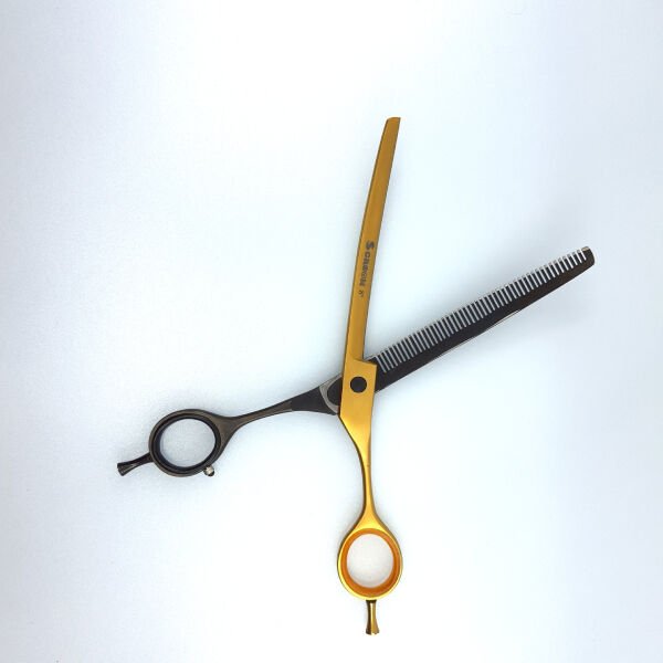 Sgroom 8 İnç Ara Tıraş Makası Sarı Siyah | Köpek Makası